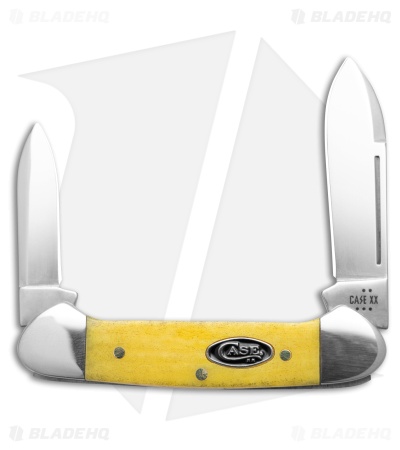 Case Knives Baby Butterbean Knife 2.75" Yellow Bone (62132 SS) 20027