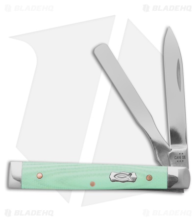 Case Knives Baby Doc Knife Seafoam Green G-10 (10282SP SS) 18108