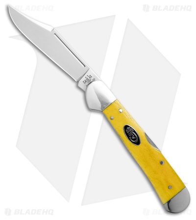 Case Knives CopperLock Knife 3.6" Yellow Bone (61549L SS) 20025