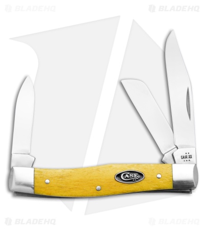 Case Knives Medium Stockman Knife 3.6" Yellow Bone (63032 SS) 20029