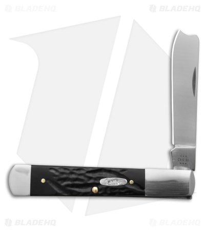 Case Knives Razor Knife 3.9" Jigged Rough Black Synthetic (61005RAZ SS) 18239