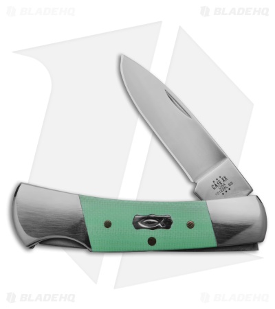 Case Knives Lockback Knife 3" Seafoam Green G-10 (101225L SS) 18106