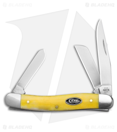 Case Knives Medium Stockman Knife 3.58" Yellow Bone (6318 SS) 20032