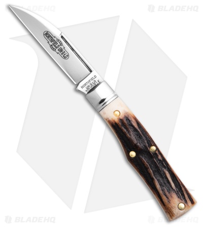 GEC #22 Northfield UN-X-LD Magnum Wharncliffe Knife Sambar Stag (2" Satin)