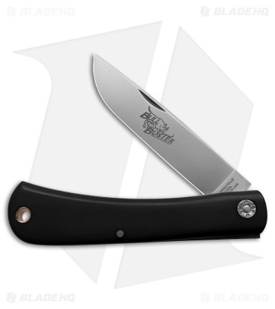 GEC Farm & Field Bull Buster Slip Joint Black Linen Micarta (3.7" Satin)
