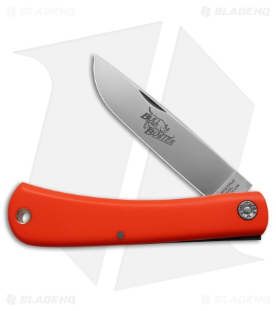 GEC Farm & Field Bull Buster Slip Joint Orange Delrin (3.7" Satin)