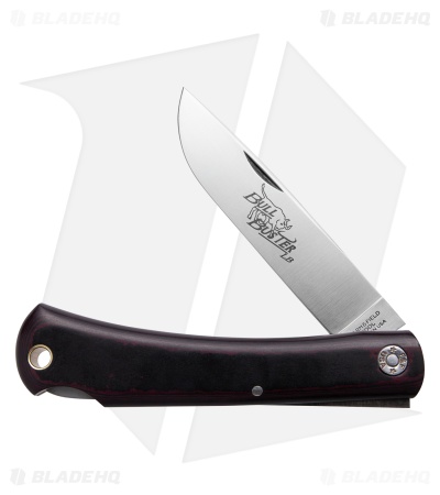GEC Farm & Field Bull Buster Lockback Knife Red/Black Richlite (3.7" Satin)