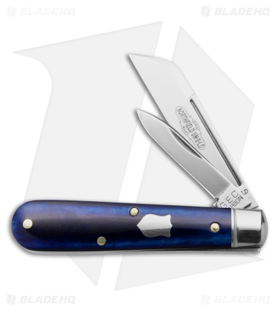 GEC Northfield UN-X-LD Wharncliffe Knife Navy Blue Smooth Bone (2.5" Polish)