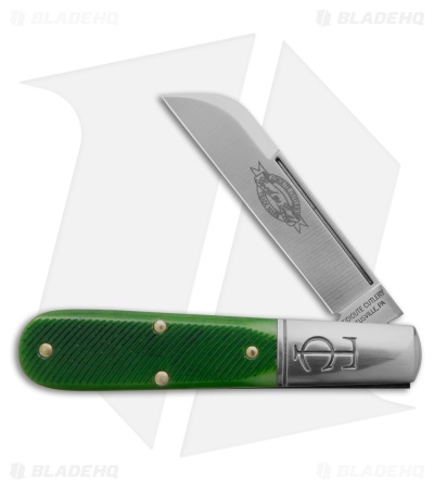 GEC Tidioute Cutlery Barlow Tractor Green Sawcut Bone (2.4" Satin) 153124