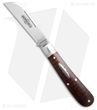 GEC #93 Northfield Ram Foot Slip Joint Knife Heart Snakewood (3" Polished)