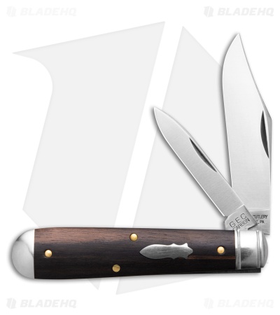 GEC Tidioute Cutlery #77 Yankee Jackknife Streaked Ebony (3" Satin)