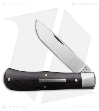 GEC Tidioute Cutlery Plainsman Knife Gabon Ebony Wood (3" Satin)