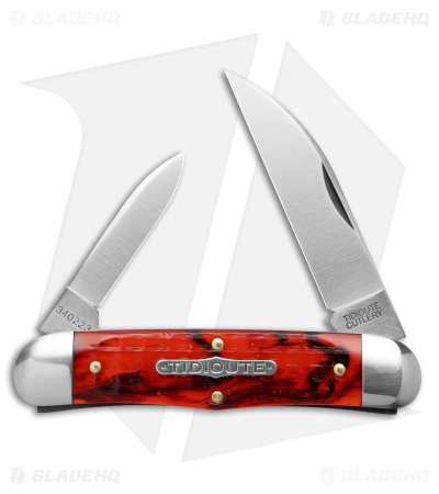 GEC Tidioute Cutlery Pocket Knife Smoked Amber Texcrylic (2.7" Satin)  340223 S