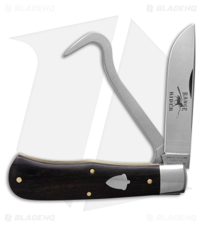 GEC Tidioute Cutlery Range Rider 3.1" Knife Jigged Orange Delrin 725224HP