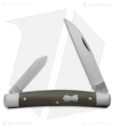 GEC #13 Tidioute Cutlery Clerk OD Green Micarta (2.9