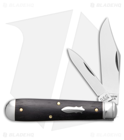 GEC Tidioute Cutlery #77 Yankee Jackknife Pocket Knife Gabon Ebony (3" Satin)
