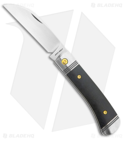 Jack Wolf Knives Venom Jack 02 Slip Joint Knife Blue Canyon Richlite (3" Satin)