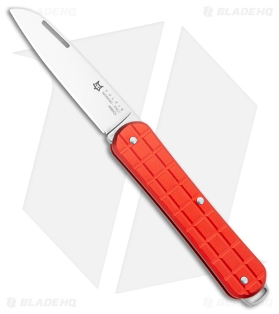 Fox Knives Vulpis Slipjoint Knife Grenade Red Aluminum (2.2" Polished)