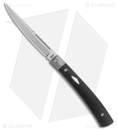 ESNYX Silver Line Barracuda Slip Joint Black G-10 / Ti (3.5