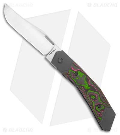Jack Wolf Knives Bionic Jack Knife Watermelon Sugar CamoCarbon (3.25" Satin)