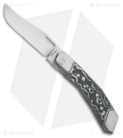 Jack Wolf Knives Bionic Jack Knife Frost Fat Carbon (3.25" Satin)