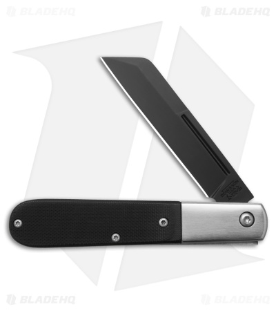 Bear & Son Modern Large Barlow Slip Joint Knife Black G-10 (3.75