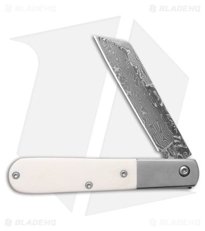 Bear & Son Modern Large Barlow Slip Joint Knife Smooth Bone (3.75
