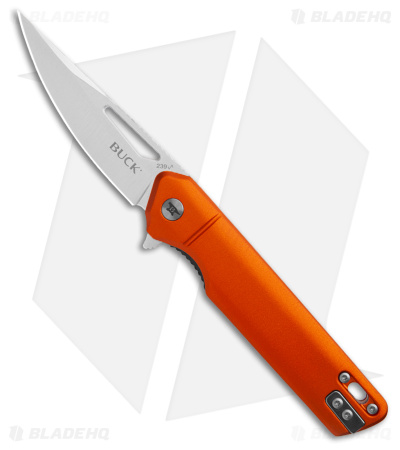 Buck 239 Infusion Liner Lock Knife Orange Aluminum (3.25" Satin) 0239ORS