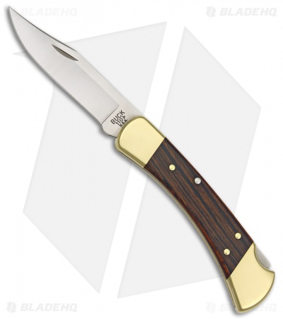 Buck 110 Lockback Knife Crelicam Ebony Wood (3.75" Satin)