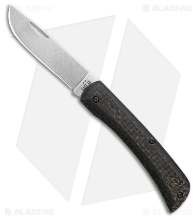 Case Crossroads Smooth Black Burlap Laminate XR Sod Buster(R) Jr with Dayglow G-10
