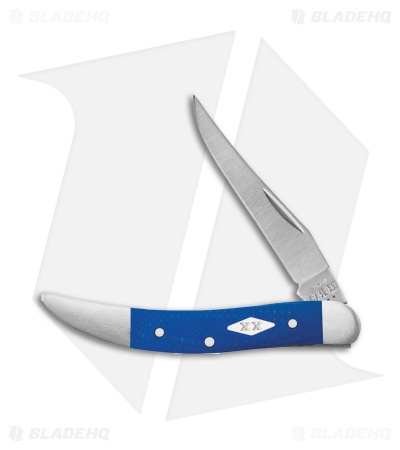 Case Knives Small Texas Toothpick Knife 3" Blue G-10 (1010096 SS) 16755