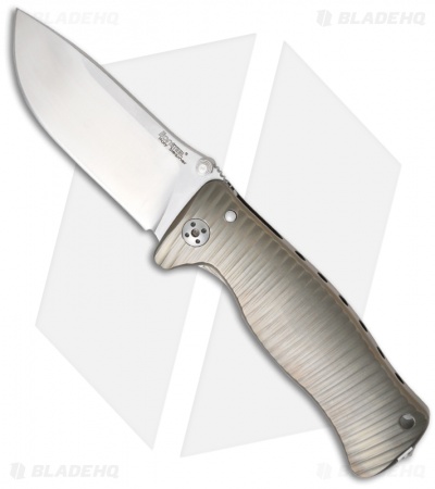 LionSteel SR1-Ti B Bronzed Titanium Folding Knife (3.7
