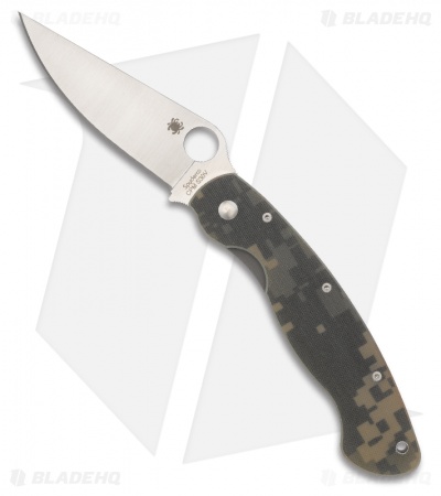 Spyderco Military Knife Digital Camo G-10 (4