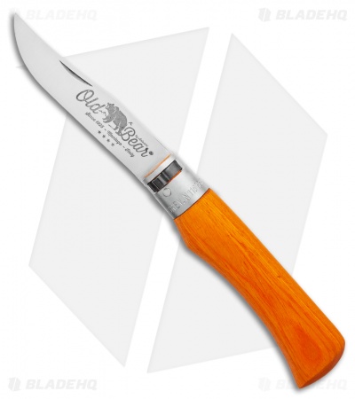 Antonini Old Bear Classical Large Folding Knife Orange Wood (3.4