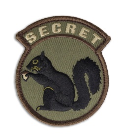 MSM Secret Squirrel Patch Hook Velcro Back (Forest) - Blade HQ