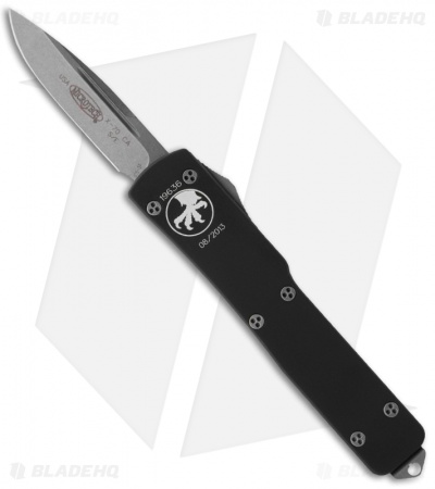 Microtech CA Legal UTX-70 S/E OTF Automatic Knife (1.9" Stonewash) 148-10CA