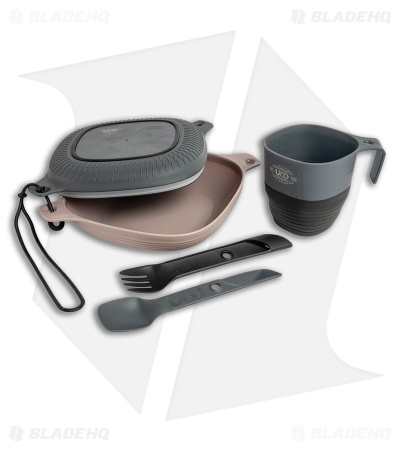UCO Six Piece Mess Kit Classic Gray/Tan (Polymer/Rubber) UCO00372