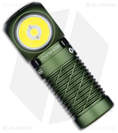 Olight Perun 2 Mini Rechargeable Flashlight Cool LED OD Green (1100 Lumens)