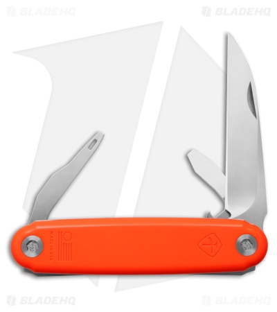 ASK The Alchesay Slip Joint Multi-Tool Hi-Vis Orange Polymer (2.9" Polish)