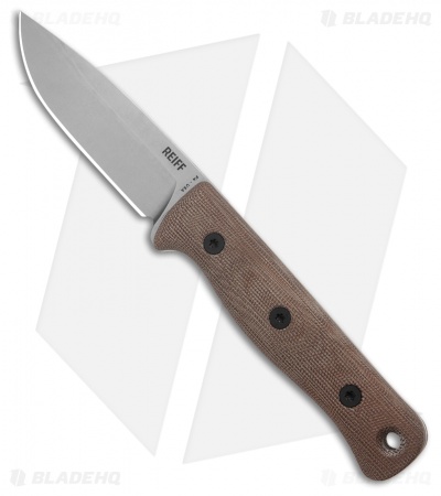Reiff Knives F4 Bushcraft Survival MagnaCut Knife Natural Micarta (4