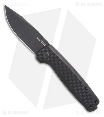 SOG Terminus Slip Joint Knife Blackout G-10 (2.9" Black CRYO D2)