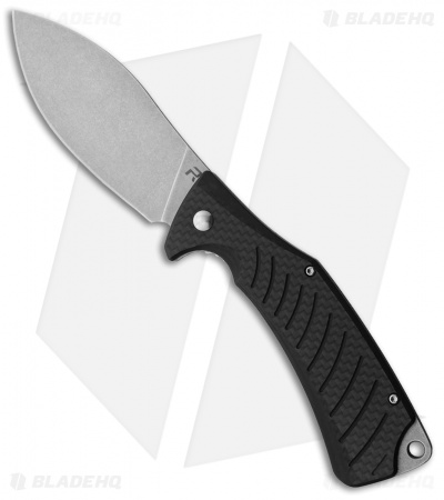 REVO Ness Liner Lock Flipper Knife Carbon Fiber (3.3