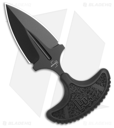 HK FX02 Fixed Blade Push Dagger Black FRN (2.5