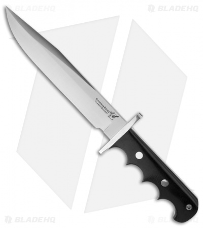 BlackJack Halo Attack 14 Knife Fixed Blade Black Micarta (7.5" Plain) BCB14BM