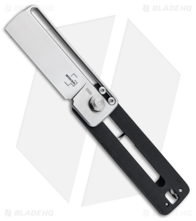 Boker S-Rail Slide Lock Knife Black G-10 (2" Satin D2) 01BO556