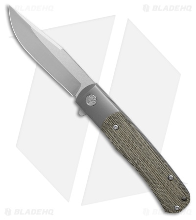 Boker Trppr  Green Canvas Micarta (3.2" MagnaCut) 112943