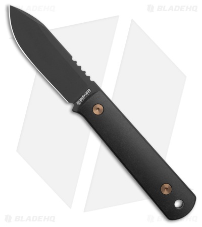 Boker Solingen BFF Packlite Aurum Noir Knife Black Richlite (2.6" Black) 120751