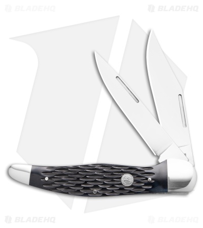 Boker TS 2.0 1095 Folding Hunter Slip Joint Knife Black Bone (4" Satin) 110884