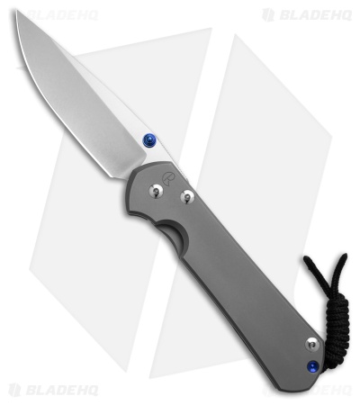 Chris Reeve Large Sebenza 31 MagnaCut Knife Glass Blasted Titanium (3.6