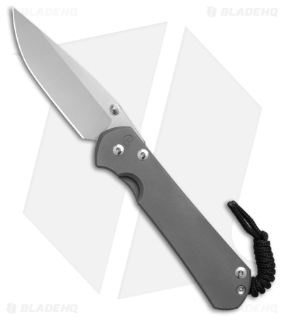 Chris Reeve Large Sebenza 31 Frame Lock Knife Sandblasted (3.625" SW Double Lug)